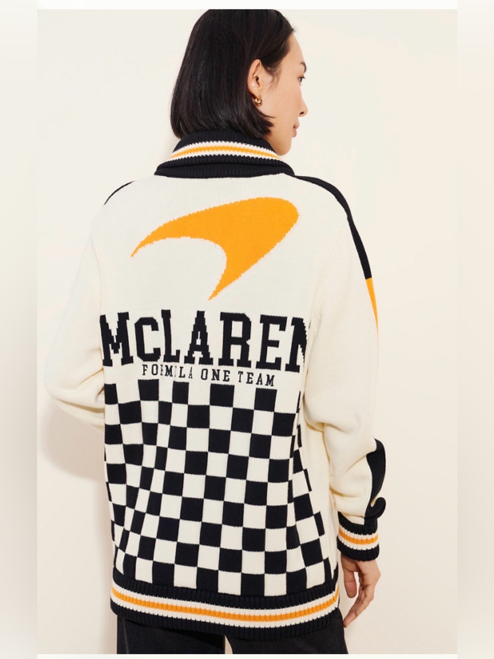 The Wild Collective X McLaren Formula One F1 Women's sweater Jacket small $190
